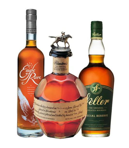 Eagle Rare | Blanton's Single Barrel | Weller Special Reserve Bourbon Bundle