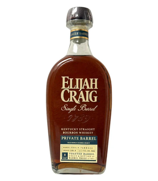 Elijah Craig 8 Year Toasted Barrel Max Homa's Private Select Bourbon