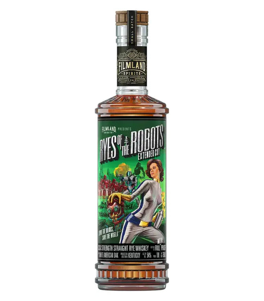 Filmland Spirits Ryes of the Robots Cask Strength Straight Rye Whiskey 750mL