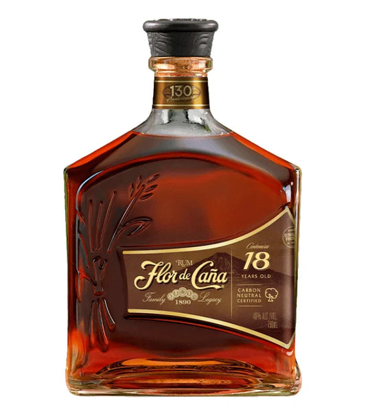 Buy Flor de Cana 18 Year Old Rum 750mL Online - The Barrel Tap Online Liquor Delivered
