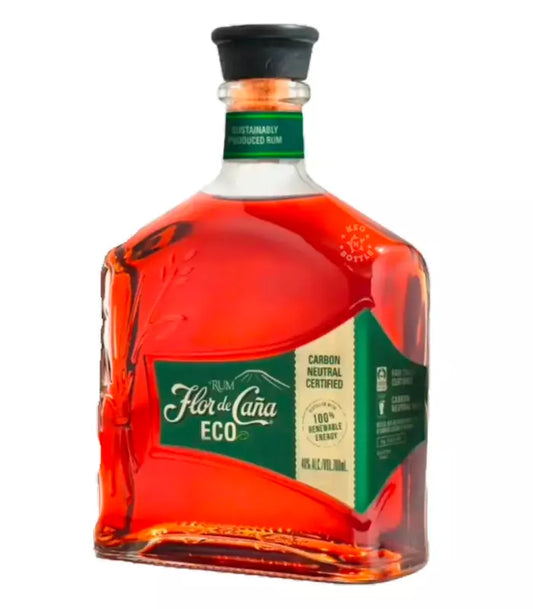 Flor de Cana Eco 15 Year Old Rum 750mL