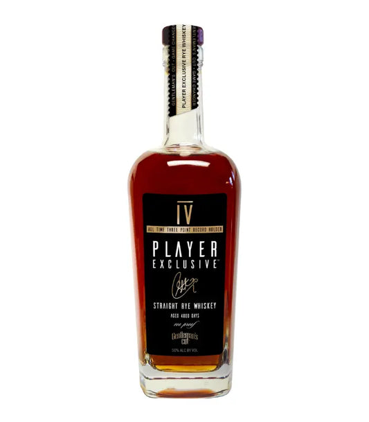 Gentleman's Cut Player Exclusive Straight Rye Whiskey IV By Stephen Curry 750mL
