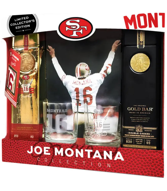 Gold Bar Joe Montana Season Kickoff Collection Gift Set