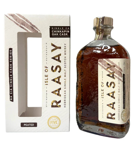 Isle of Raasay 5 Year Peated Chinkapin Single Cask Scotch Whisky