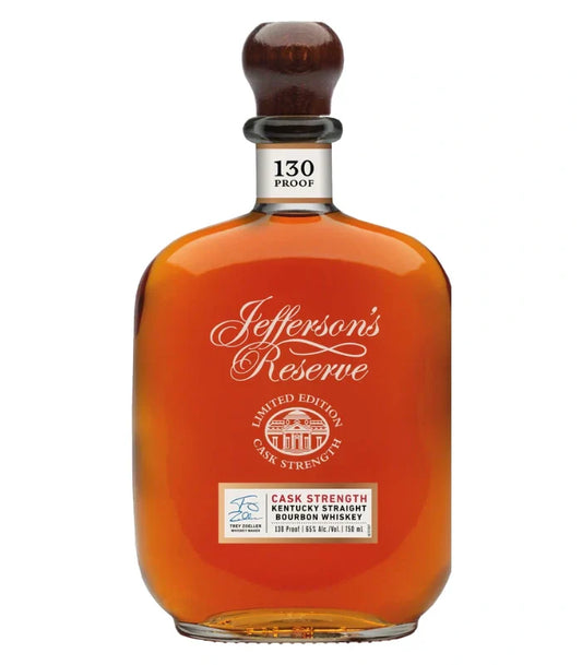 Jefferson's Reserve 8 Year Old Cask Strength Bourbon Limited Edition 130 Proof 750mL