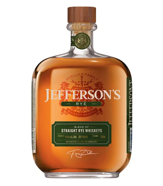 Jefferson’s Rye Whiskey 750mL