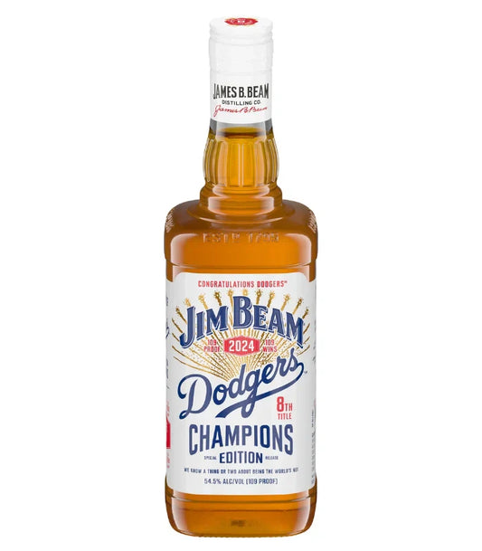 Jim Beam Dodgers 8th Title Champions Edition Bourbon 109 Proof