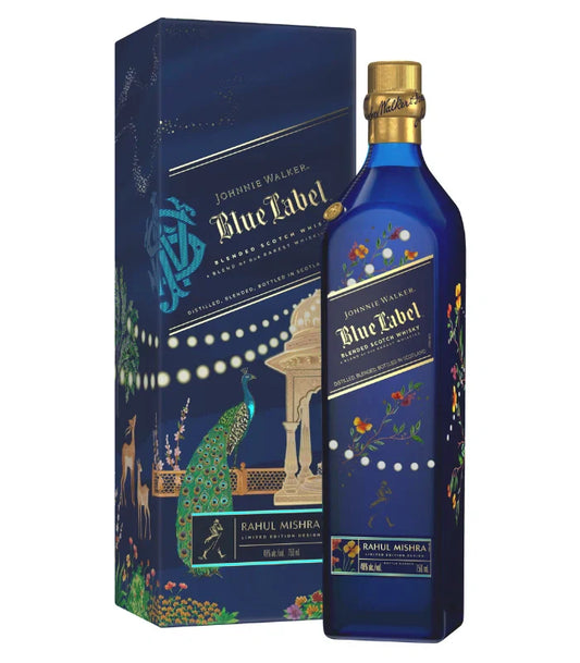 Johnnie Walker Blue Label X Diwali Limited Artist Edition by Rahul Mishra 750mL