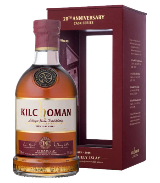 Kilchoman 14 Year Ex-Sherry Butts Scotch Whisky 20th Anniversary Cask Series