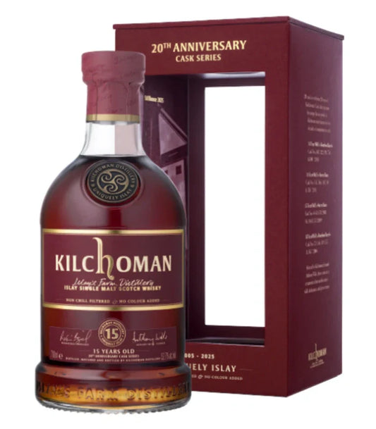 Kilchoman 15 Year Ex-Sherry Butts Scotch Whisky 20th Anniversary Cask Series