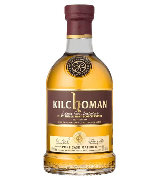Kilchoman Port Cask Matured Scotch Whisky 2024 700mL