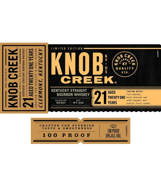Knob Creek 21 Year Straight Bourbon 750mL