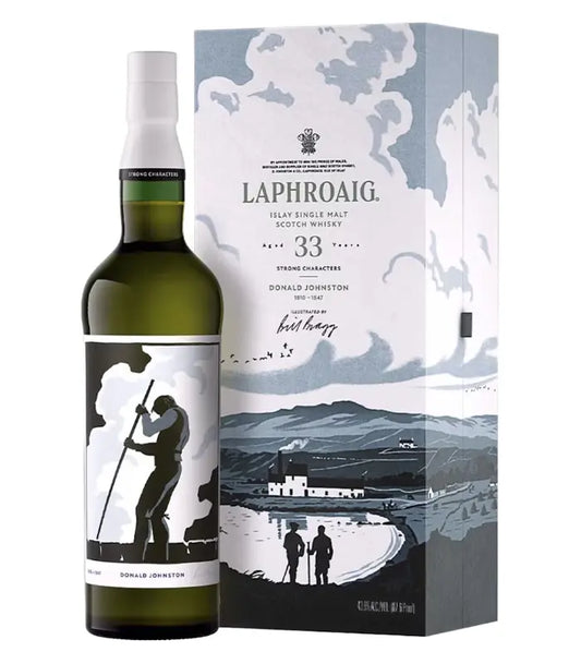 Laphroaig 33 Year Old Strong Characters: Chapter 1 Donald Johnston Single Malt Scotch Whisky