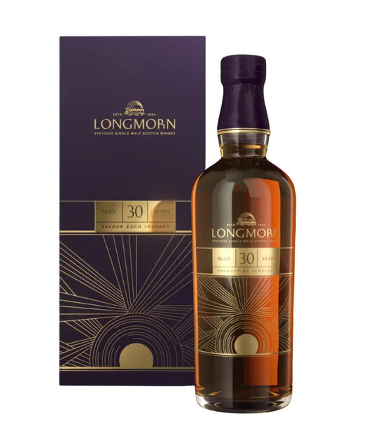 Longmorn 30 Year Speyside Single Malt Scotch Whiskey 700mL