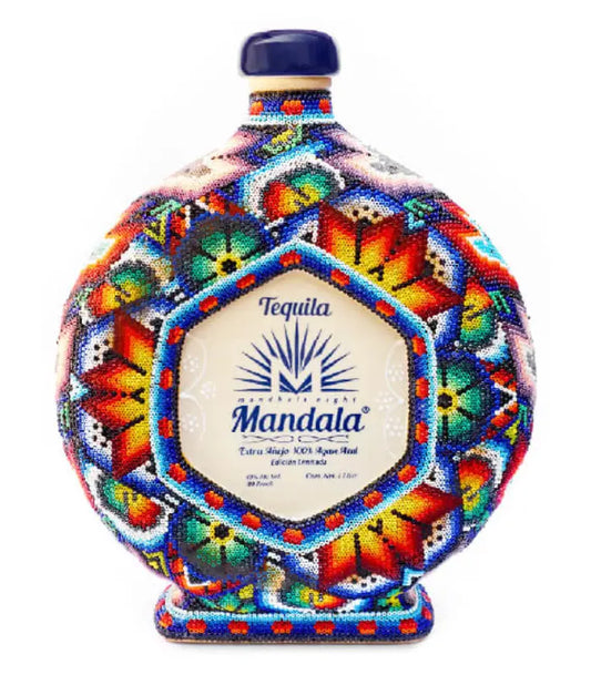Mandala Tequila Extra Añejo Arte Huichol 1L