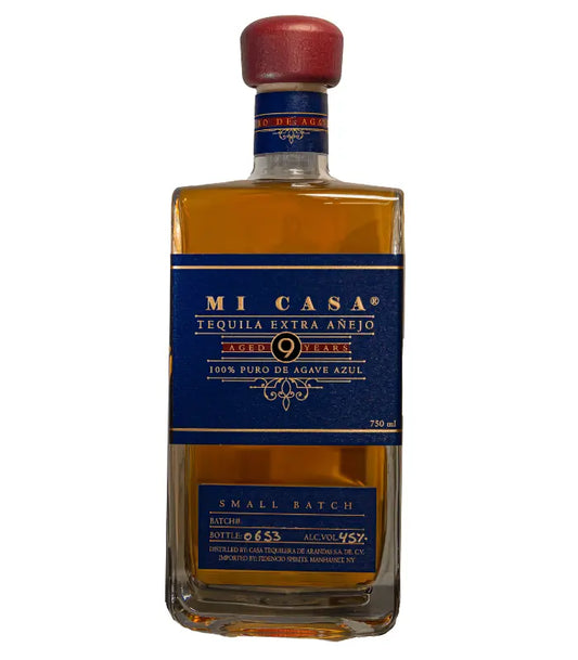 Mi Casa 9 Year Old Small Batch Tequila Extra Anejo Batch 1