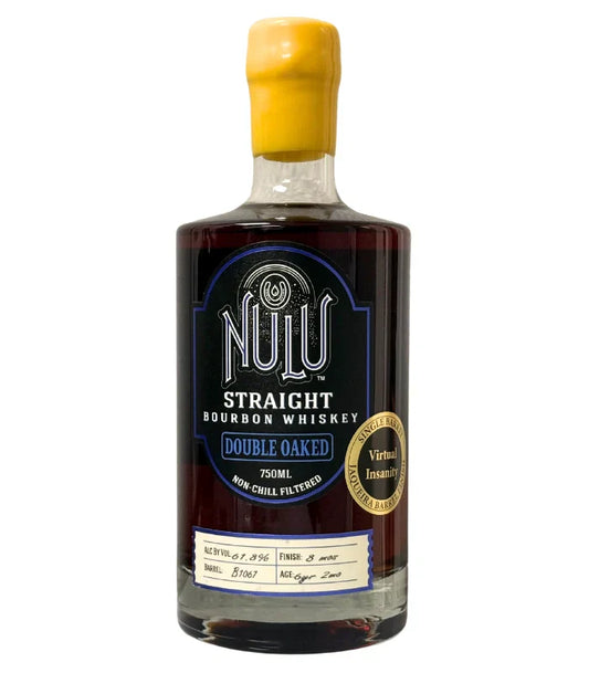 Nulu Double Oaked Straight Bourbon Jaqueira Barrel Finish 750mL