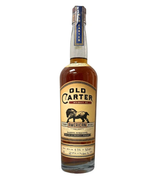 Old Carter Straight American Whiskey Small Batch 15 2025 Release