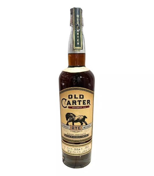 Old Carter Straight Rye Whiskey Batch 11 2023 Release