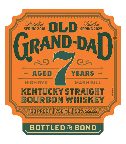 Old Grand Dad 7 Year Bottled-In-Bond Bourbon 750mL