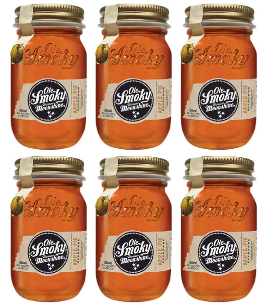 Ole Smoky Apple Pie Moonshine Minis 6 x 50mL