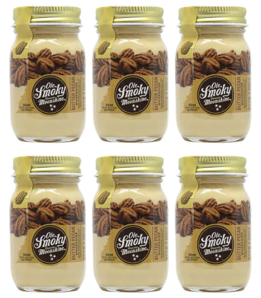 Ole Smoky Butter Pecan Moonshine Minis 6 x 50mL