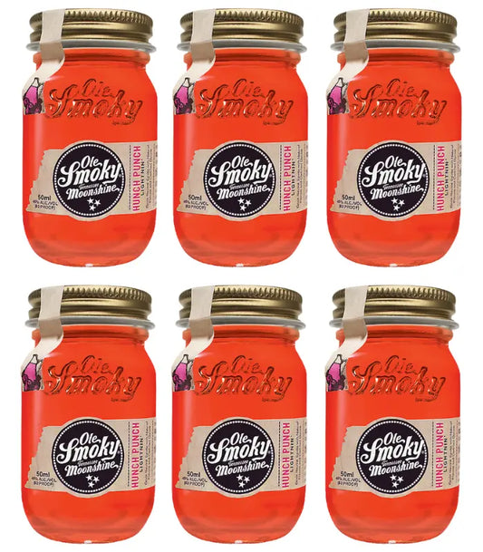 Ole Smoky Hunch Punch Lightnin' Moonshine Minis 6 x 50mL