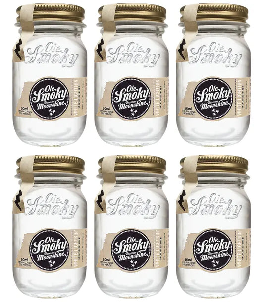 Ole Smoky White Lightning Moonshine Minis 6 x 50mL