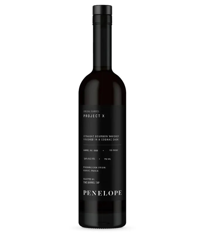Penelope Project X Cognac Cask Finish Bourbon Whiskey The Barrel Tap Special Barrel 750mL