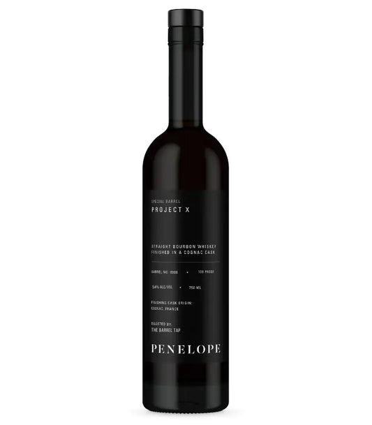 Penelope Project X Cognac Cask Finish Bourbon Whiskey The Barrel Tap Special Barrel 750mL