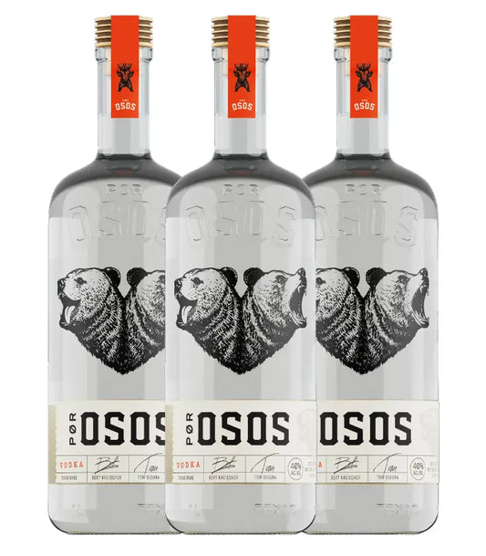 Por Osos Vodka 3-Pack