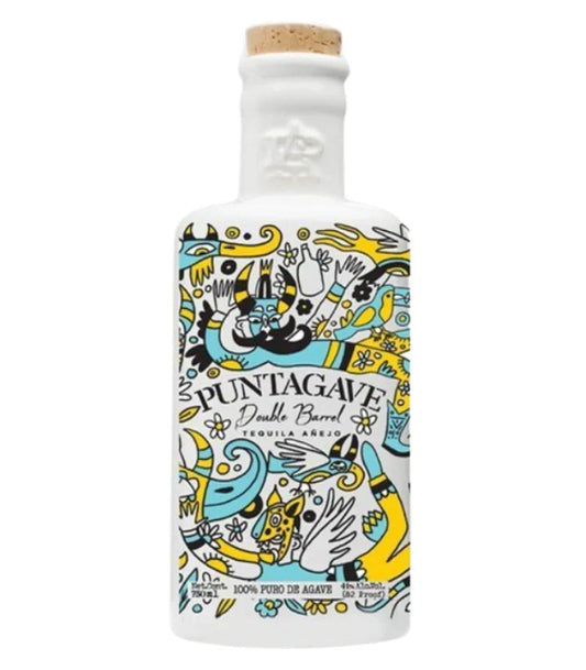 Puntagave Double Barrel Tequila Añejo Ceramic 750mL