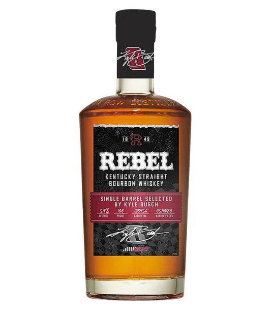 Rebel Single Barrel Bourbon Selected by Kyle Busch 750mL
