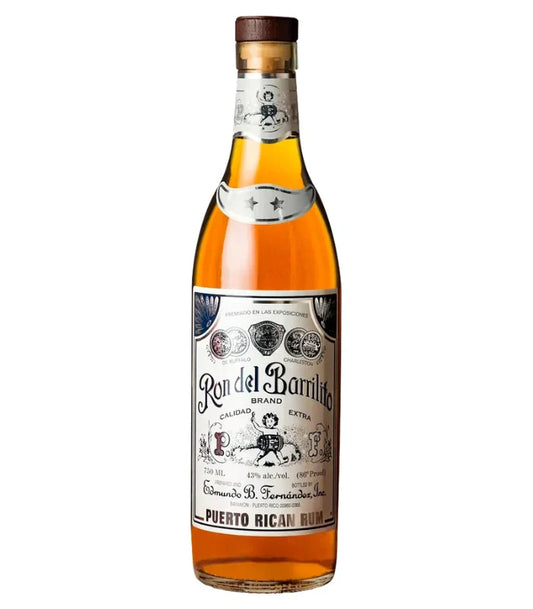 Ron Del Barrilito Two Star Puerto Rican Rum 750mL
