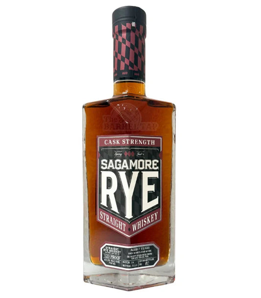 Sagamore Spirit 7 Year Cask Strength Rye Whiskey 123 Proof