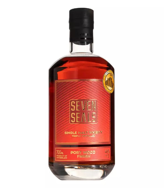 Seven Seals Port Wood Finish Swiss Single Malt Whisky 700mL