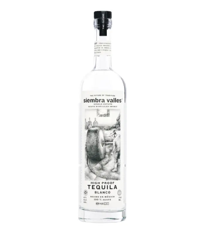 Siembra Valles High Proof Tequila Blanco Tahona 750mL