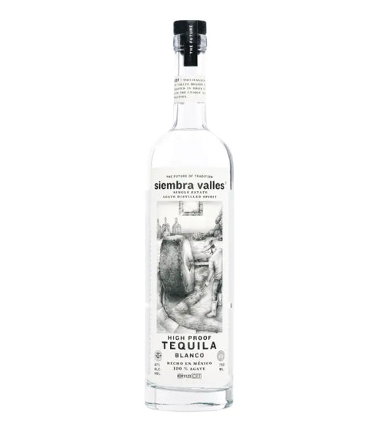 Siembra Valles High Proof Tequila Blanco Tahona 750mL