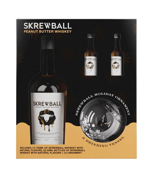 Skrewball Holiday Ornament Gift Set