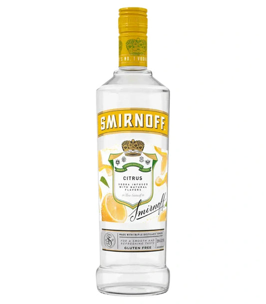 Smirnoff Citrus Vodka 750mL