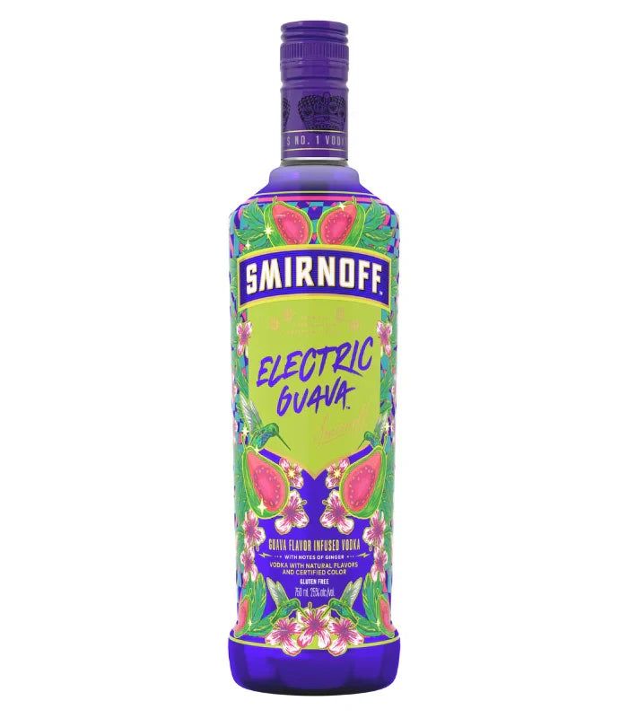 Smirnoff Electric Guava Vodka 750mL