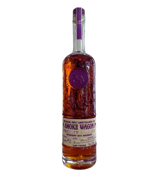 Smoke Wagon Straight Rye Whiskey Private Barrel 6 Year Old California #1 750mL