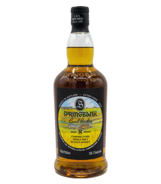 Springbank Local Barley 8 Year Single Malt Scotch Whisky 2025 Release