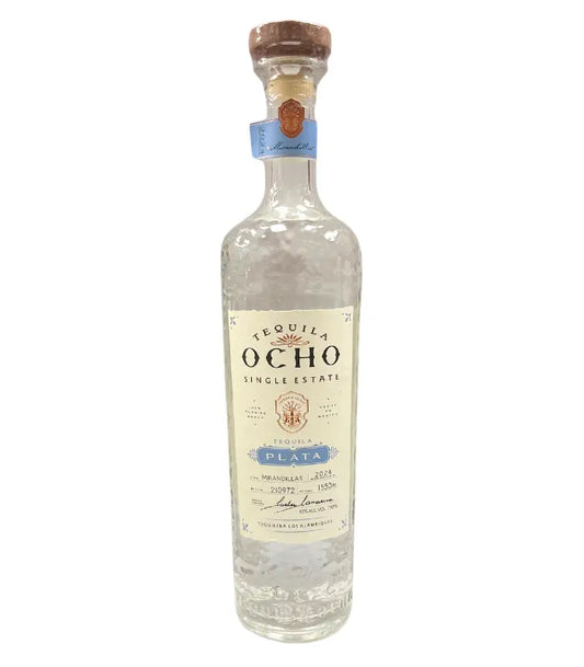 Tequila Ocho Plata Tequila Mirandillas Estate 2024 750mL