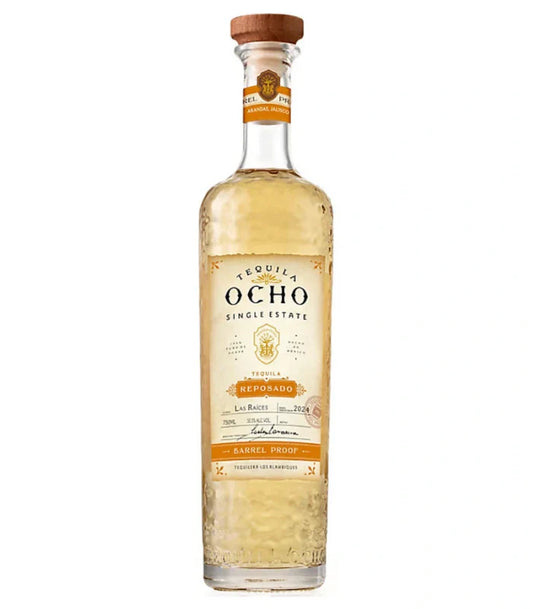 Tequila Ocho Reposado Las Raíces Barrel Proof 101 750mL
