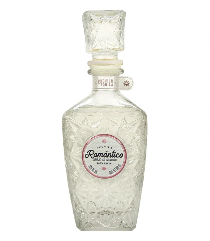 Tequila Romántico Añejo Cristalino 750mL