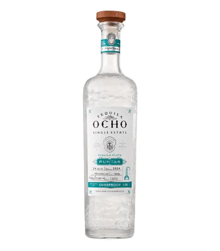 Tequila Ocho Single Estate 2024 Plata Puntas Tequila 750mL