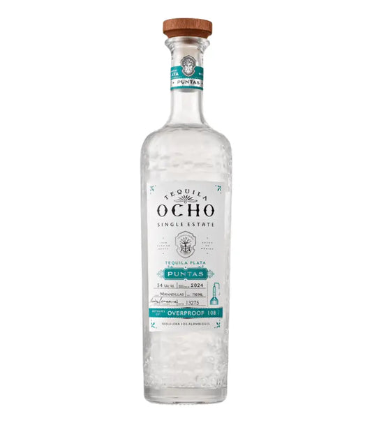 Tequila Ocho Single Estate 2024 Plata Puntas Tequila 750mL