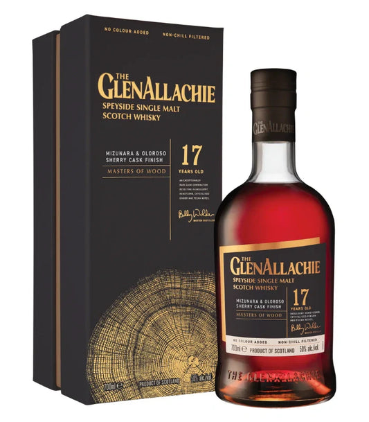 The GlenAllachie 17 Year Masters of Wood Scotch Whisky 700mL