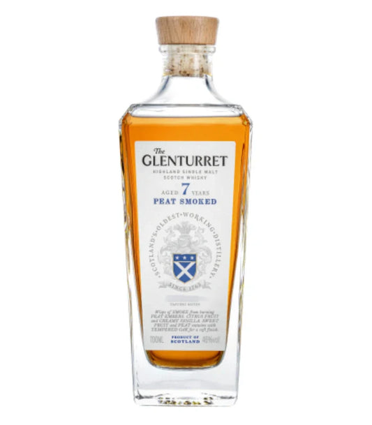 The Glenturret 7 Year Peat Smoked Single Malt Scotch Whisky